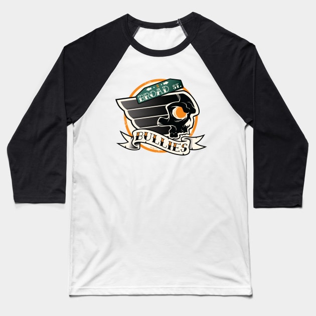 Broad Street Bullies Baseball T-Shirt by Scott Derby Illustration